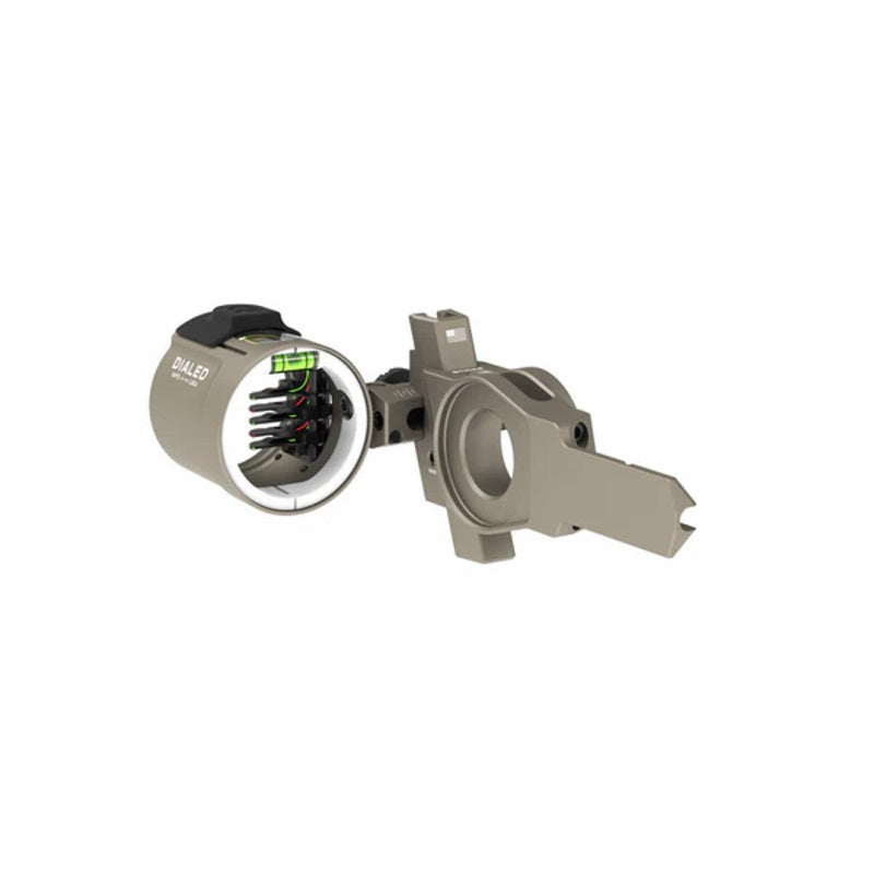Dialed Archery Visier Strike Fixed Bridge-Lock Dovetail 5H - 5-Pin