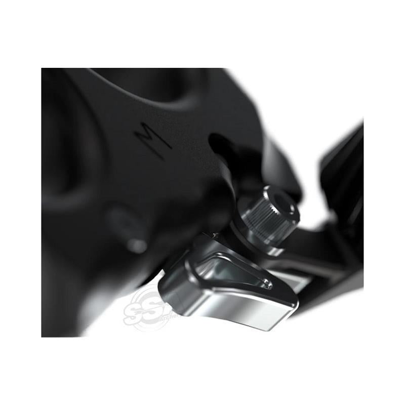 UltraView Release UV Button 3-Finger Medium Aluminium