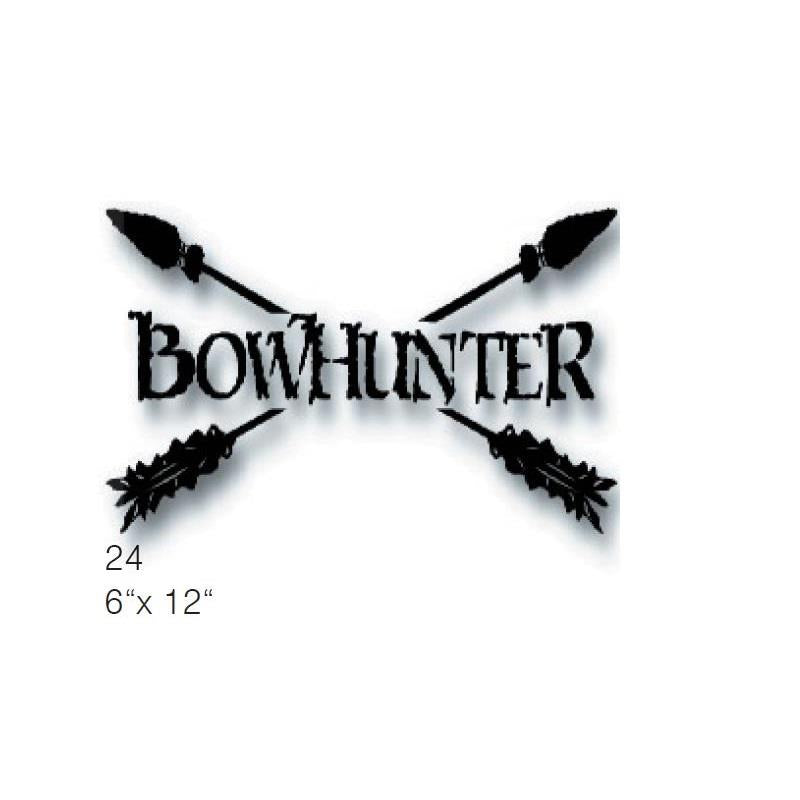 Kontrast Aufkleber Bowhunter