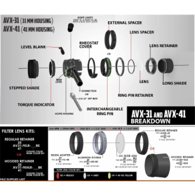 Axcel Visier Accutouch Pro Slider 1 Pin .019 AVX