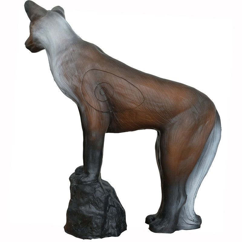 Leitold Wolf auf Stein