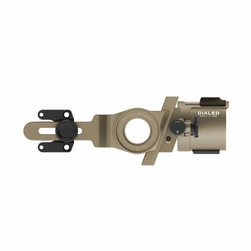 Dialed Archery Visier Strike Fixed Riser Mount Dovetail 3VA - 3-Pin