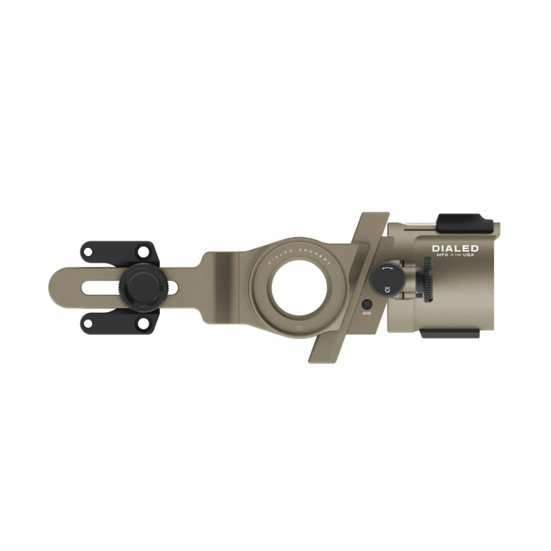 Dialed Archery Visier Strike Fixed Riser Mount Dovetail 3VA - 3-Pin