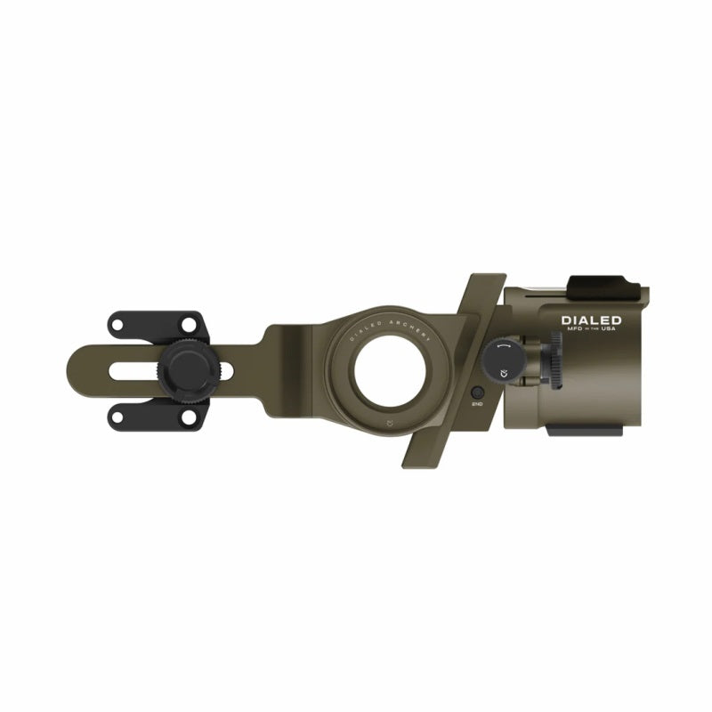 Dialed Archery Visier Strike Fixed Riser Mount Dovetail 3VA - 3-Pin