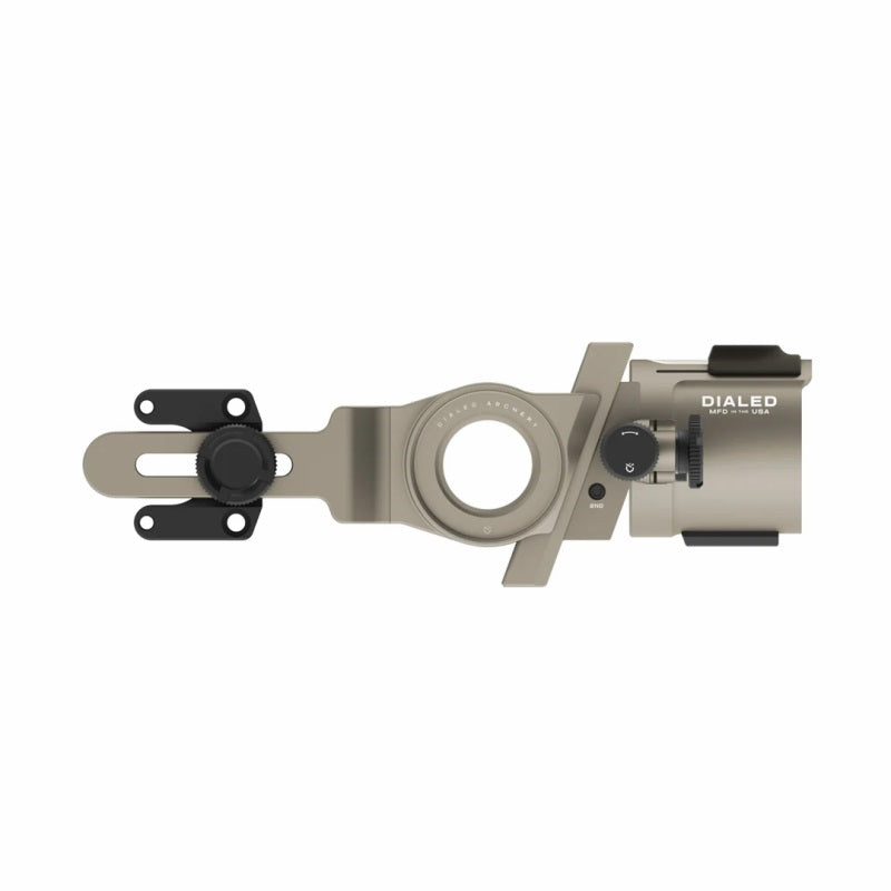 Dialed Archery Visier Strike Fixed Riser Mount Dovetail 3VA - 3-Pin