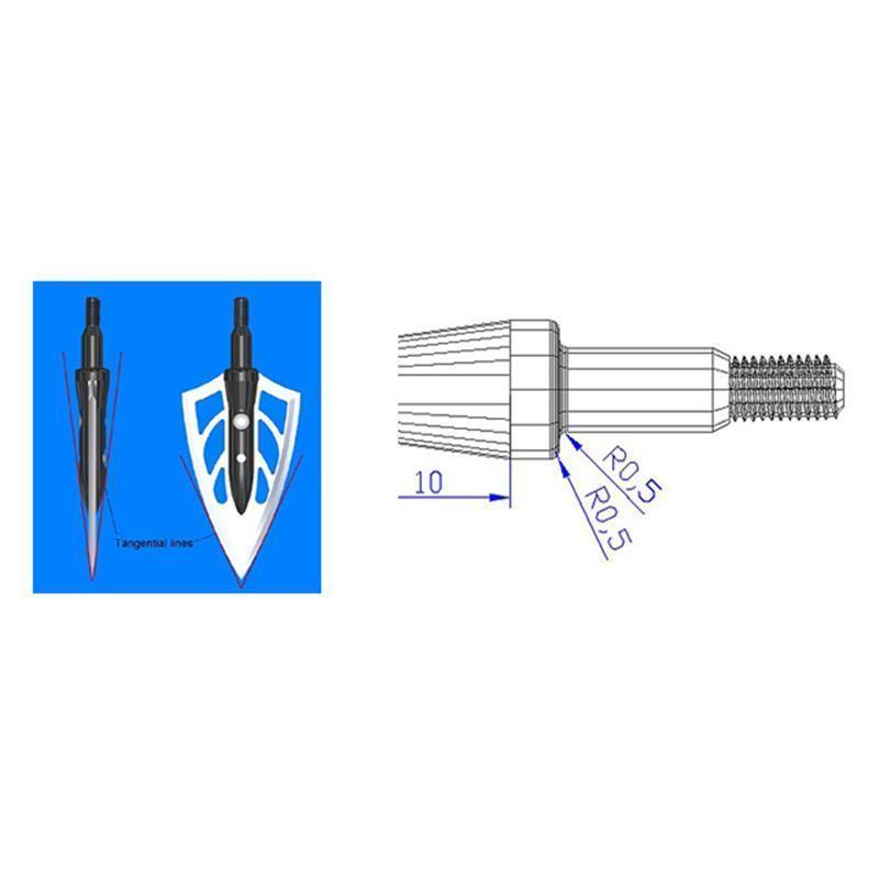 German Kinetics SilverFlame Jagdspitze 100 grain 3er Pack
