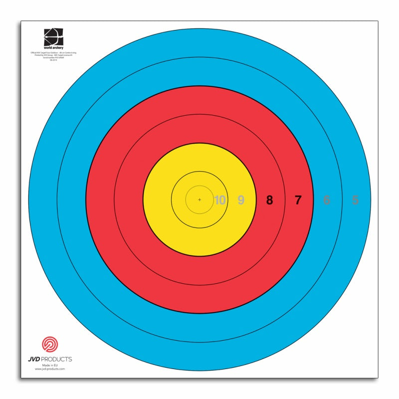 Scheibenauflage Fita Mitte 80 cm 6 Ringe wasserfest