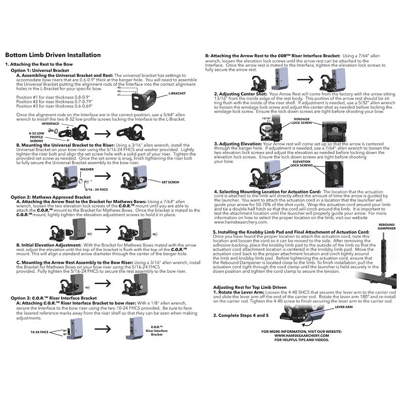 Hamskea Pfeilauflage Epsilon V2 Universal