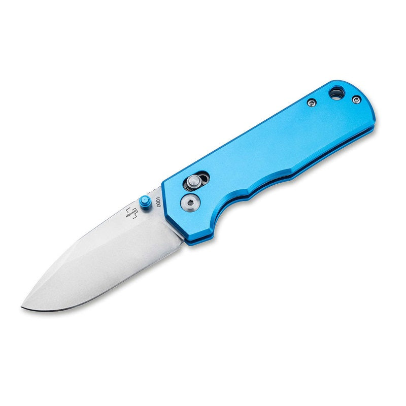 Böker Taschenmesser Plus Rockstub Blue Elox