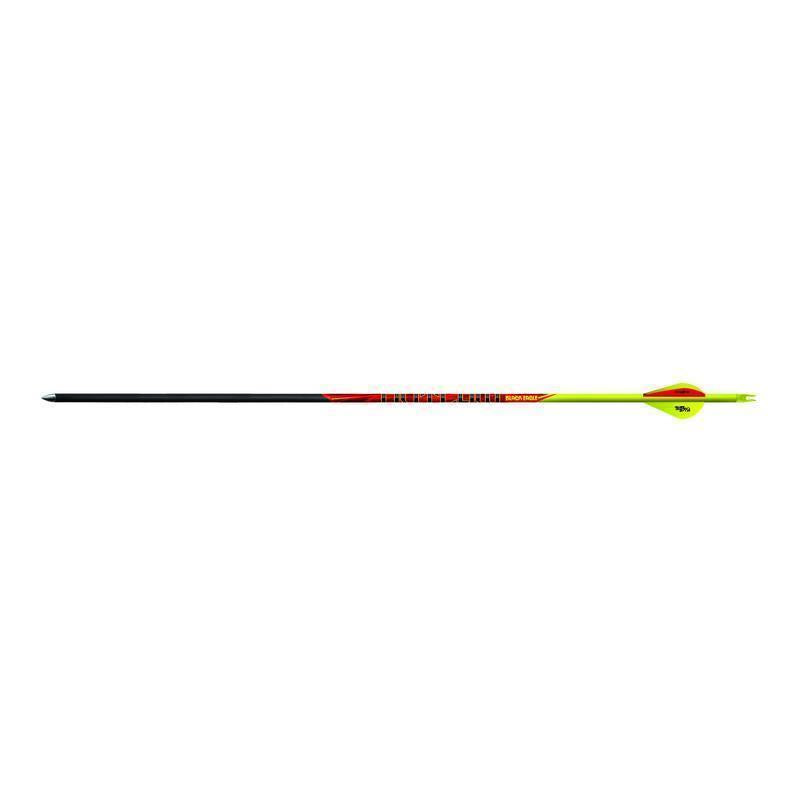 Black Eagle Carbonpfeil Outlaw Vanes mit Cresting 6erPck