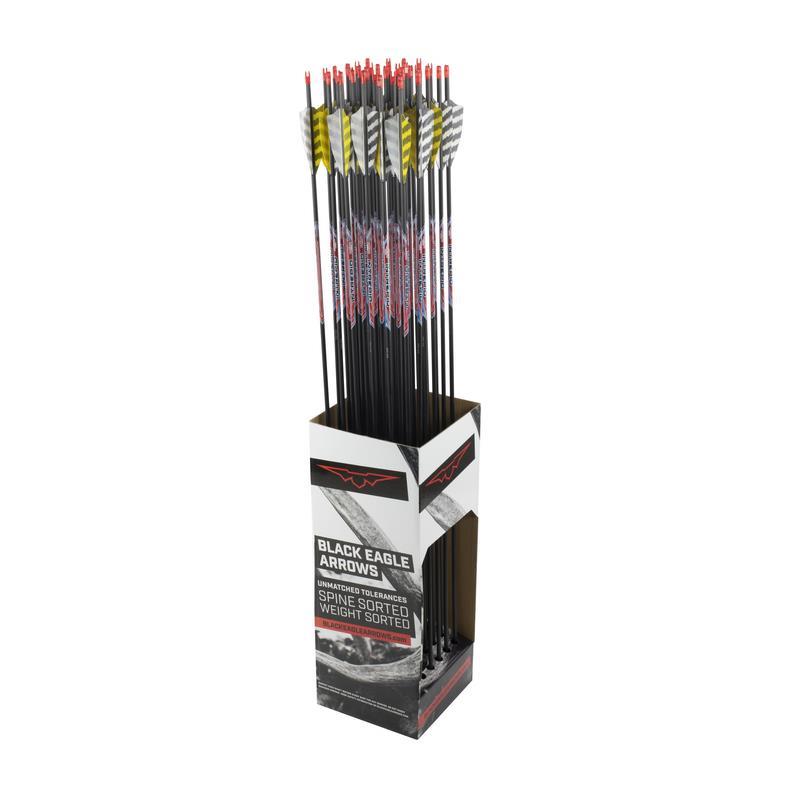 Black Eagle Carbonpfeil Intrepid Naturbefiederung 12er Pck