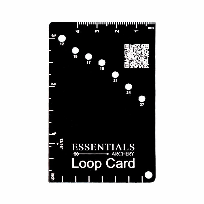 Essentials Archery D-Loop-Messkarte