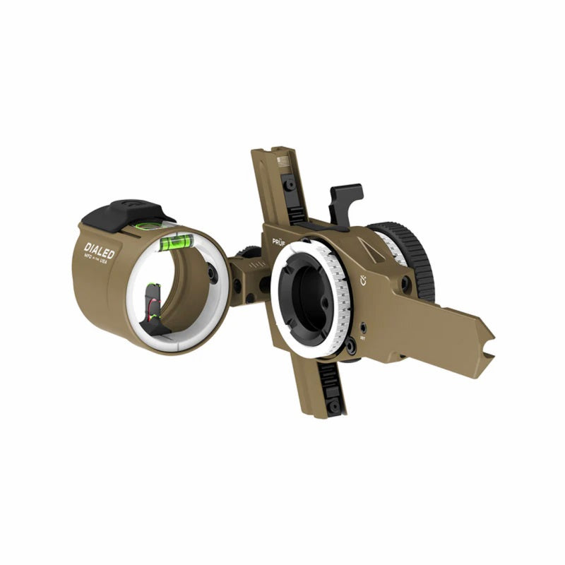 Dialed Archery Visier PRÜF Bridge-Lock Dovetail 3V - 3-Pin