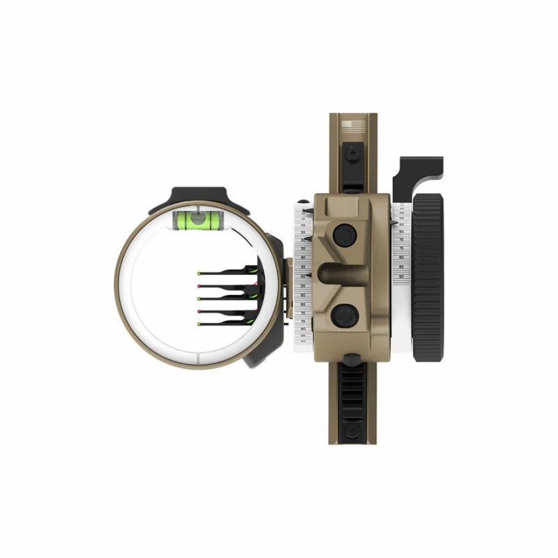 Dialed Archery Visier PRÜF Bridge-Lock Dovetail 5H - 5-Pin