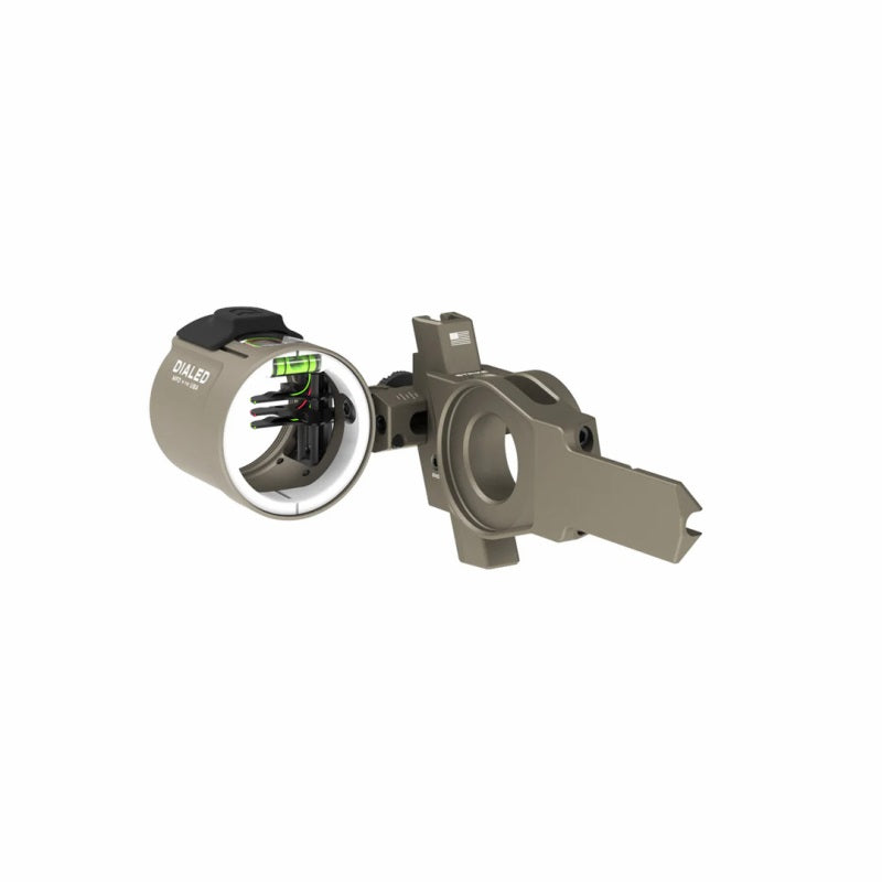 Dialed Archery Visier Strike Fixed Bridge-Lock Dovetail 3H - 3-Pin