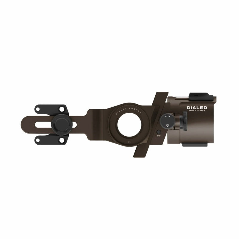 Dialed Archery Visier Strike Fixed Riser Mount Dovetail STUB XR - 2-Pin
