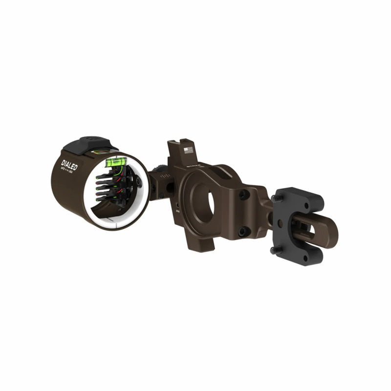 Dialed Archery Visier Strike Fixed Riser Mount Dovetail 5H - 5-Pin