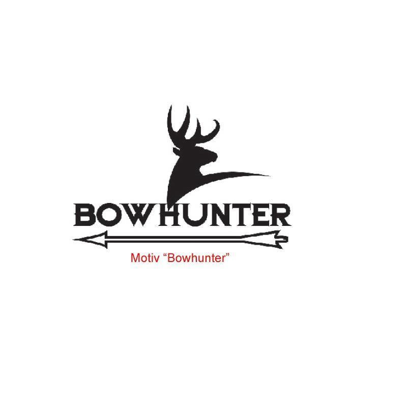 Kontrast Aufkleber ,,Bowhunter Hirsch''