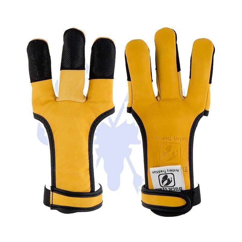 BuckTrail Fingerhandschuh Palm Leder Sand