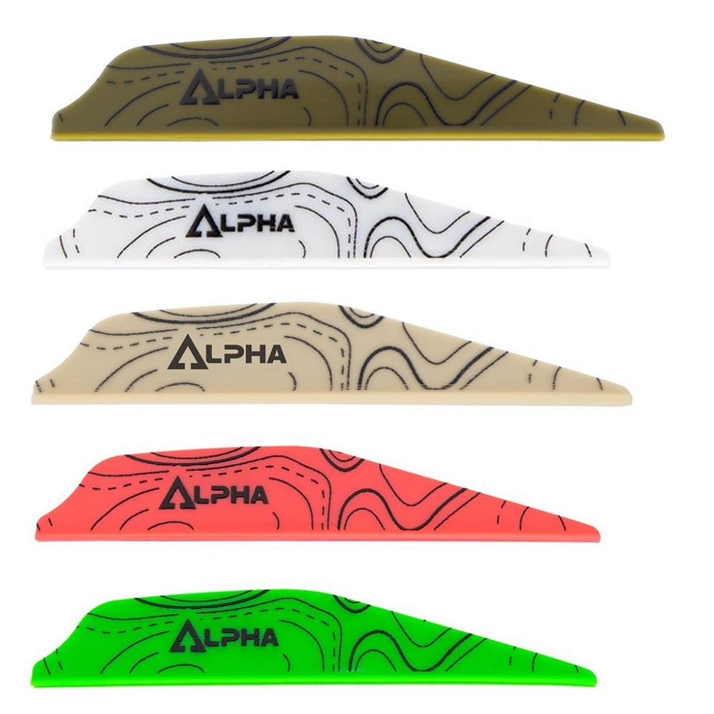 Bohning Alpha TOPO Vane 2,8 Zoll 100Pck
