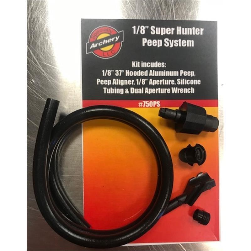 Peep Sight 1/8 zoll Super Hunter Kit 37 Grad von Specialty Archery #750PS