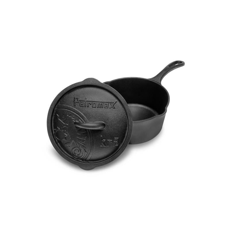 Petromax Gusseiserne Kasserolle mit Deckel 1L