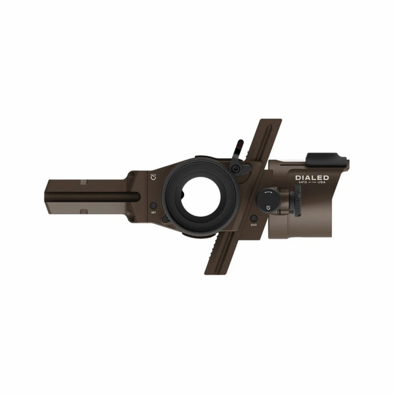 Dialed Archery Visier PRÜF Bridge-Lock Dovetail STUB XR - 2-Pin