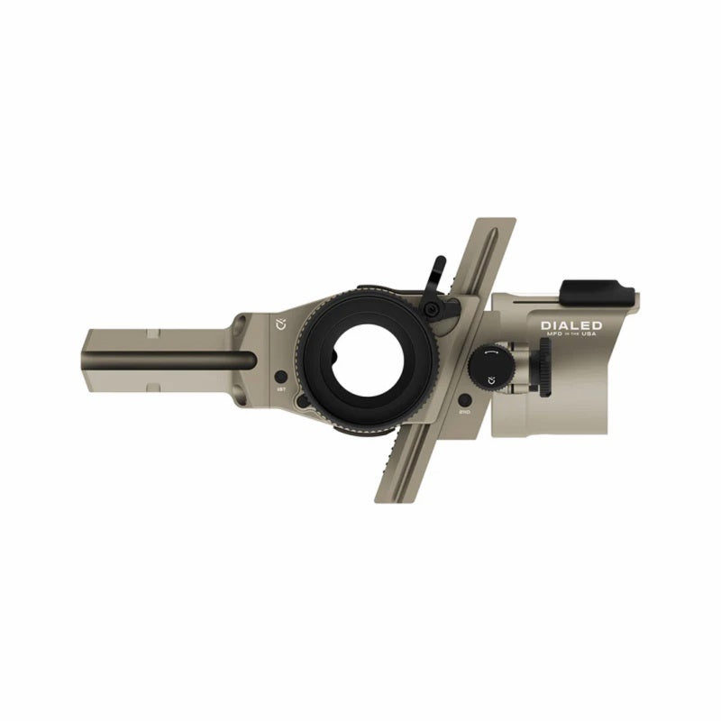 Dialed Archery Visier PRÜF Bridge-Lock Dovetail STUB XR - 2-Pin