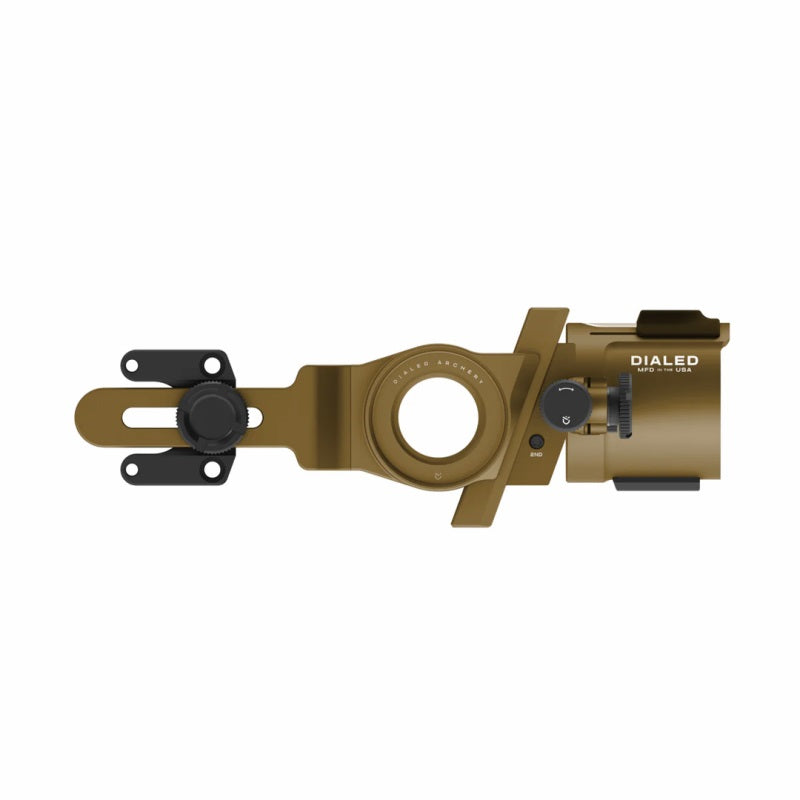 Dialed Archery Visier Strike Fixed Riser Mount Dovetail STUB XR - 2-Pin