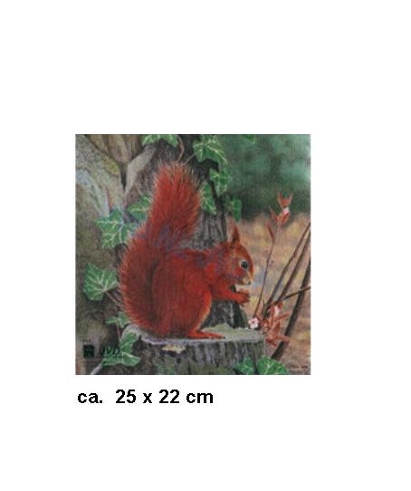 Tierscheibenauflage JVD Eichhörnchen