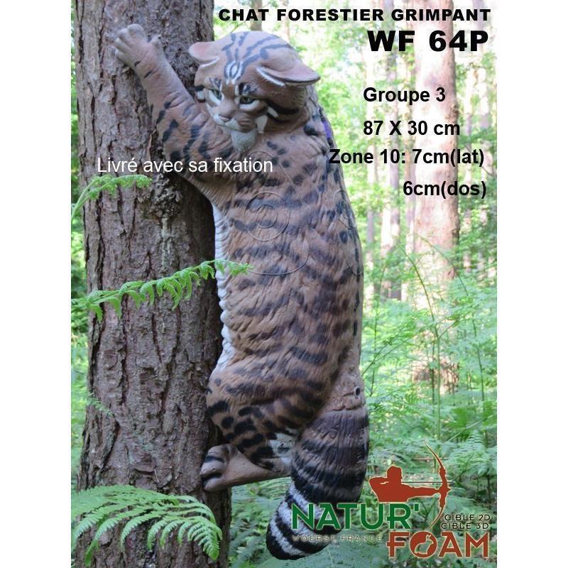 Natur Foam Wildkatze kletternd