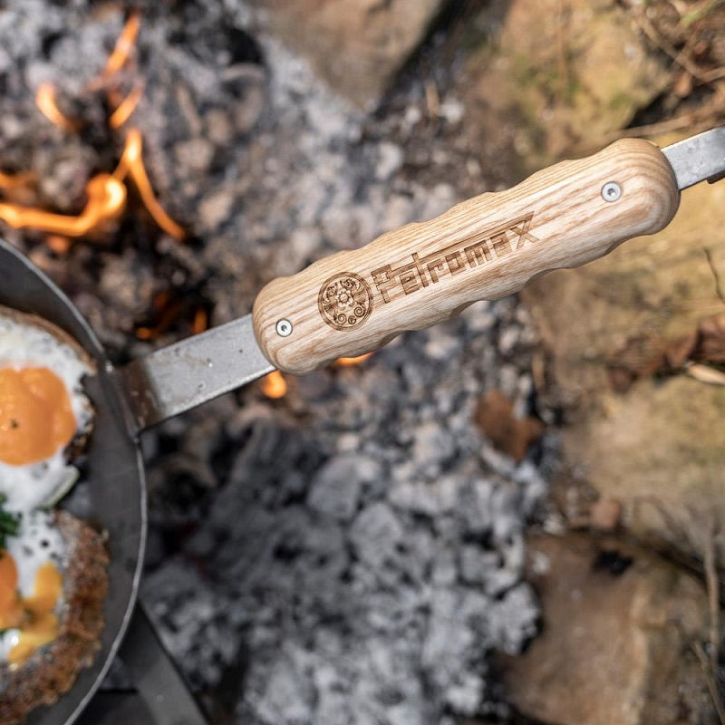 Petromax Holzgriff schmiedeeiserne Pfannen
